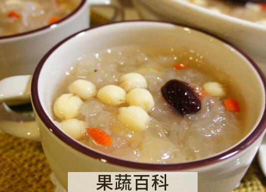 红枣银耳莲子汤的做法 功效及禁忌