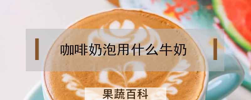 咖啡奶泡用什么牛奶