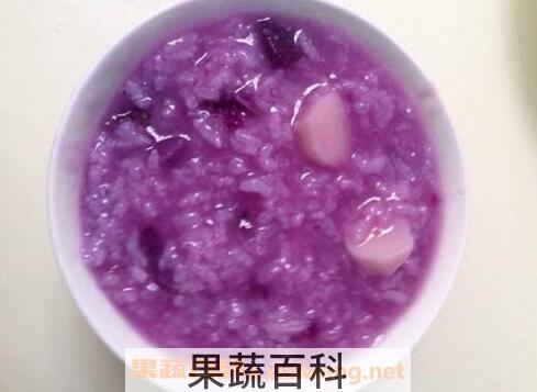 紫薯山药粥的功效与作用