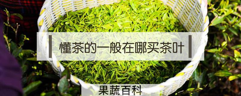 懂茶的一般在哪买茶叶