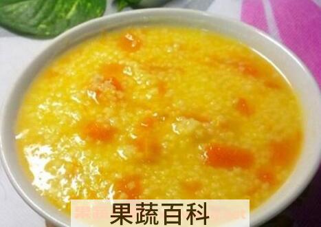 胡萝卜红薯小米粥功效与作用