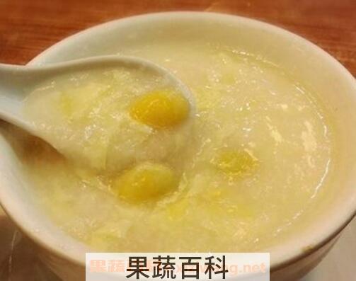 山药白果粥的功效