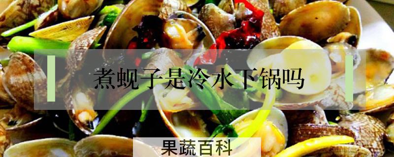 煮蚬子是冷水下锅吗