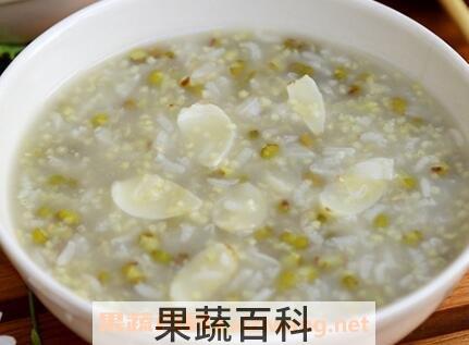 百合绿豆粥的做法与功效