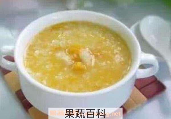 小米粥加白萝卜水