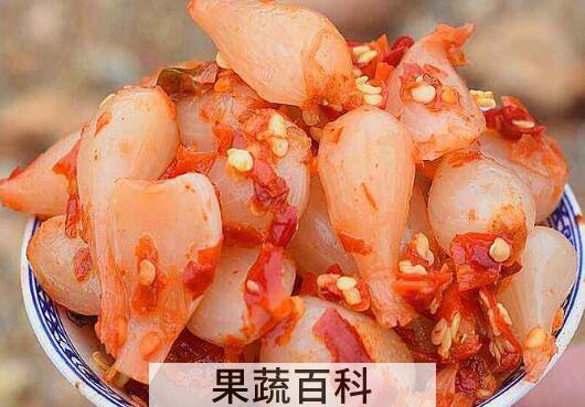 腌制藠头的功效与作用