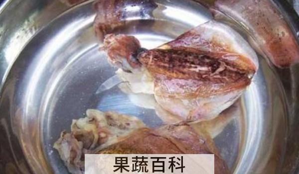 泡发墨鱼怎样又快又好