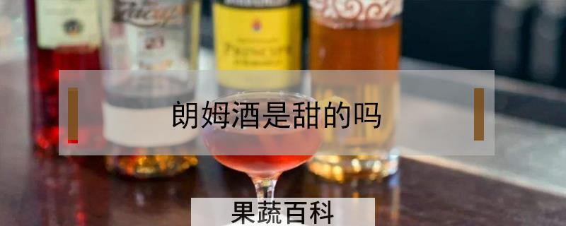 朗姆酒是甜的吗