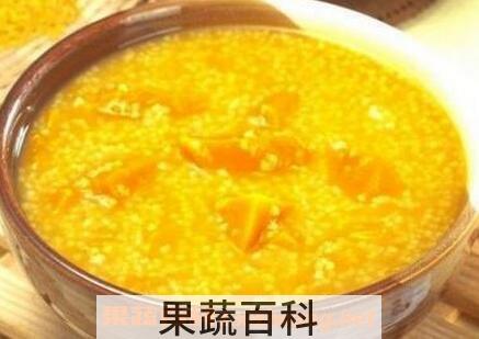 小米南瓜玉米粥的功效与作用
