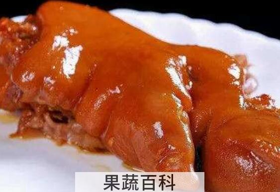 猪蹄子的功效与作用 吃猪蹄子的禁忌