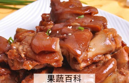 儿童吃猪蹄子的功效与作用