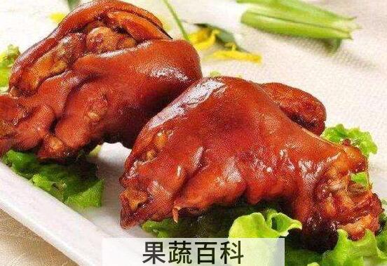 酱猪蹄的功效与作用