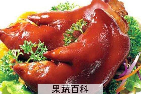 女人吃猪脚的功效与作用
