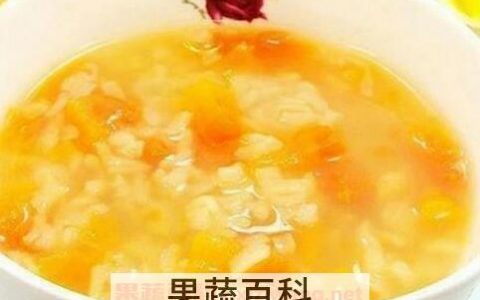 白葛木瓜粥的材料和做法步骤教程