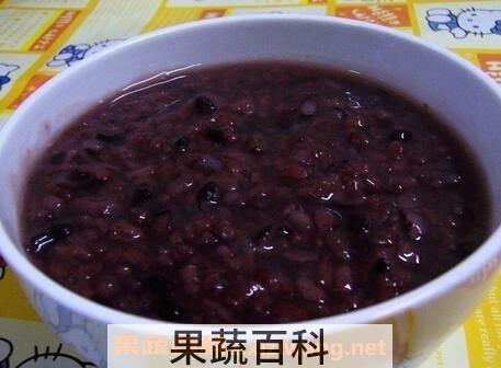白米黑米粥的功效与作用