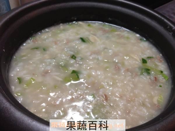 香菇白菜肉沫粥