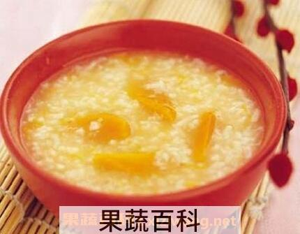 南瓜大米玉米粥的功效