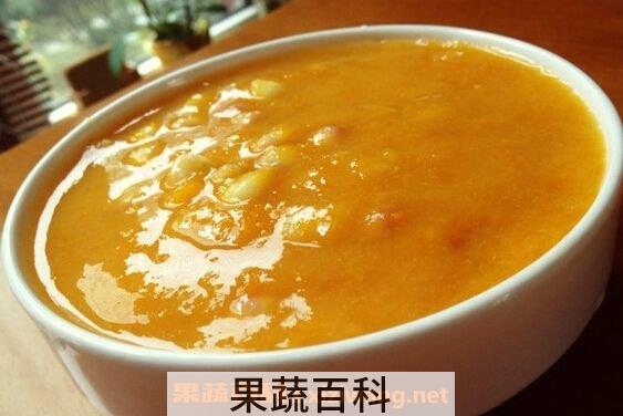 南瓜大米玉米粥