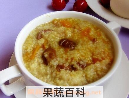 小米板栗粥的功效