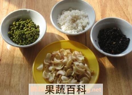 黑米百合粥的功效与作用