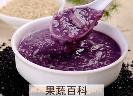 紫薯粥对人有什么好处