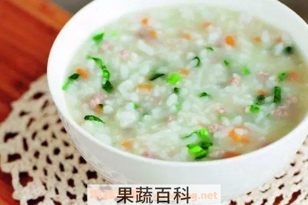 白萝卜牛肉粥