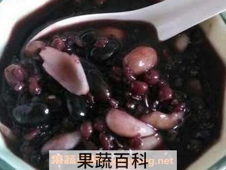 黑米百合粥的做法和功效