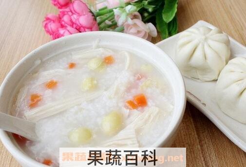 白果腐竹粥功效与作用
