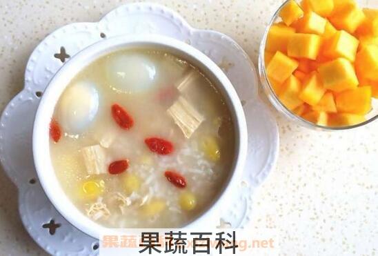 白果腐竹粥功效与作用