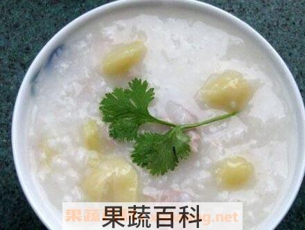 白果瘦肉粥的功效与作用