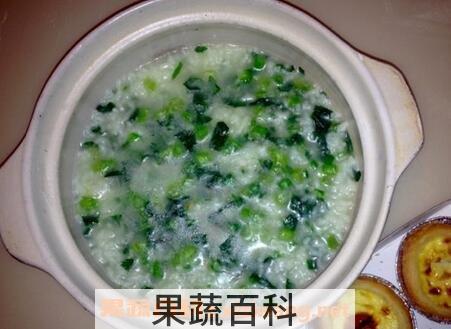 养生青菜粥的材料和做法步骤
