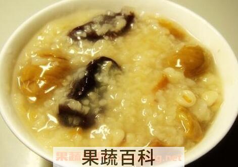 板栗红枣小米粥的功效和做法步骤