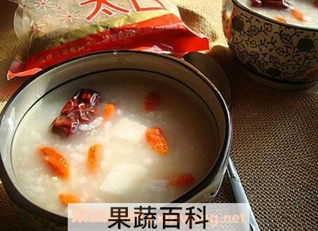 红枣枸杞山药粥的功效和作用