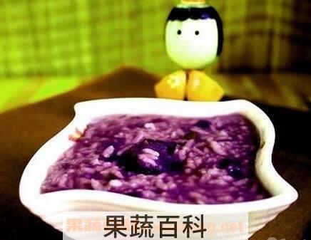 红豆紫薯粥的功效与作用