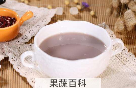 红豆豆浆的功效与禁忌