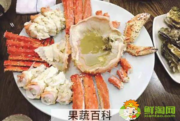 帝王蟹吃的部位图解，帝王蟹哪些不能吃图解