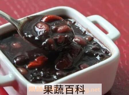  红枣红豆黑米粥的功效及作用