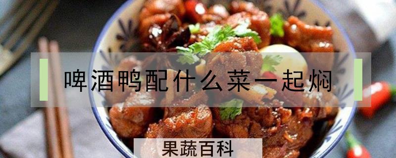 啤酒鸭配什么菜一起焖