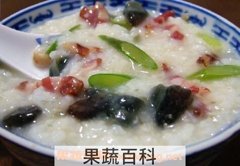 皮蛋瘦肉的功效与作用