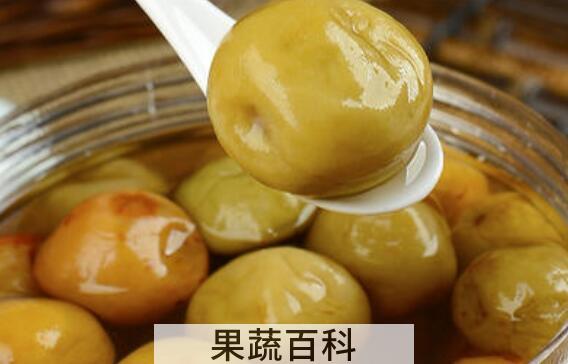 糖腌青梅的功效与作用