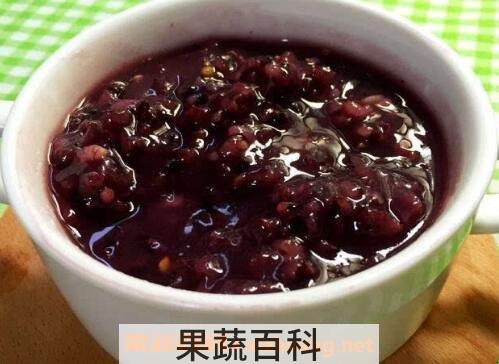 紫薯紫米粥