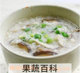 香菇鸡丝粥