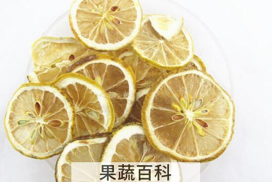 干柠檬片怎么做 柠檬片怎么烘干