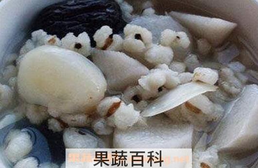 山药薏米粥的功效与作用