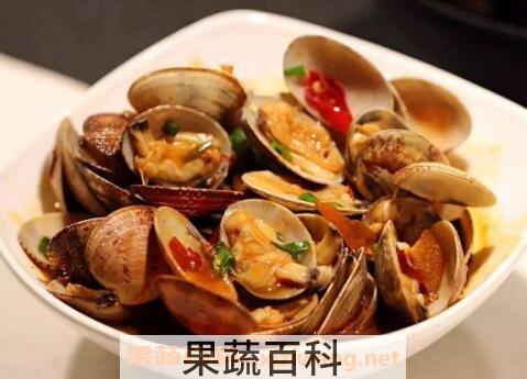 花蛤的营养价值及功效
