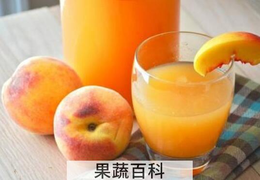 桃汁的功效与作用及禁忌