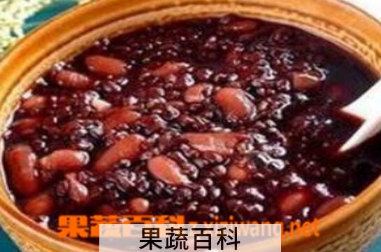 果蔬百科四红补血养胃粥的做法与功效
