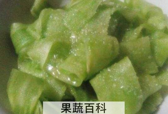 脆莴笋皮怎么做好吃 莴笋皮的做法大全图解