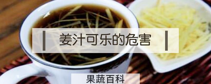 姜汁可乐的危害