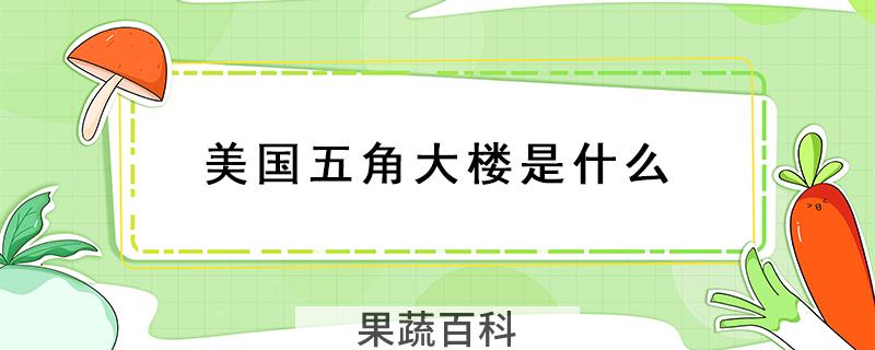 美国五角大楼是什么